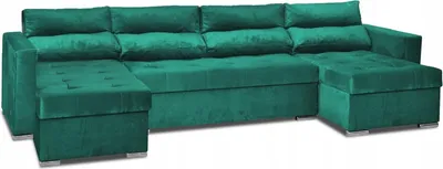 Produktbild von Family Meble Ecksofa Varius Big Schlafsofa Freistehendes Ausklappbares Loungesofa Bequemes Ecksofa zum Entspannen Für Wohnzimmer Schlafzimmer (MON 37)
