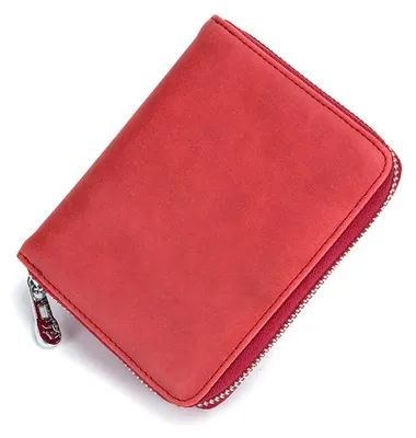 Produktbild von Ausweishülle, diebstahlsichere Reisepasshülle aus echtem Leder, Kreditkartenetui, Reisedokumentenbrieftasche