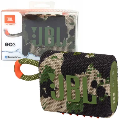 Głośniki, przenośny głośnik wodoodporny JBL GO 3 SQUAD