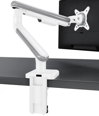 Image de Support Desktronic pour un moniteur, VESA 75/100 mm, blanc
