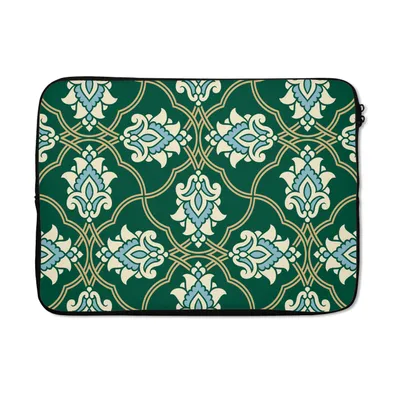 Produktbild von MuchoWow® Laptop Hülle 13 Zoll Blumen - Antiquitäten - Design Laptoptasche - Laptophülle - Sleeve - Rundumschutz