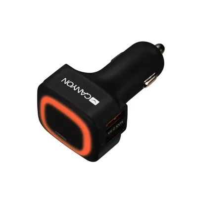 Obrázok produktu pre Canyon CNE-CCA05B Nabíjačka pre mobilné zariadenia čierna do auta