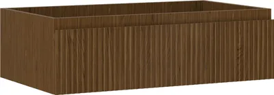 Obrázok produktu pre Mexen Rivel kúpeľňová skrinka 80 cm, 1 zásuvka, rebrovaná, orech - 91A20-08023-1-BF86