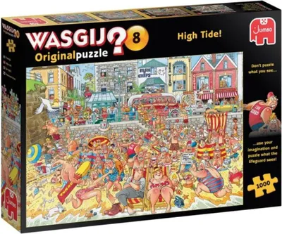 Produktbild von Jumbo 81925 WASGIJ Original 8: High Tide 1000 Teile Puzzle