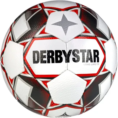Produktbild von DERBYSTAR Long Life TT Trainingsfußball weiß/rot/schwarz 5