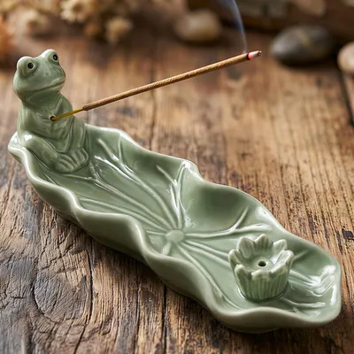 Productafbeelding van Keramische Wierookhouder in Olifantvorm voor Meditatie