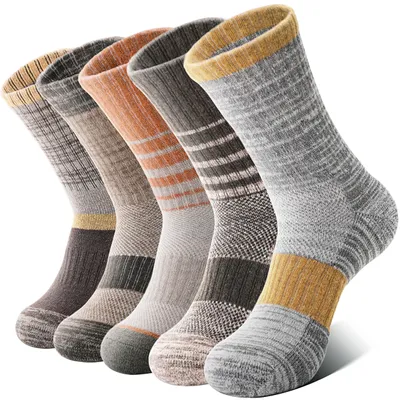 Zdjęcie produktu dla Skarpety wełniane Merino dla kobiet, 5 par do aktywności na świeżym powietrzu