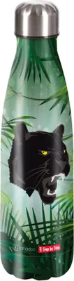 Produktbild von Step by Step nerezová fľaša na pitie 0,5 l Wild Cat Chiko, nepriepustná
