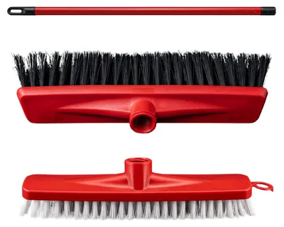 Produktbild von Stiel, Besen, Schrubber rot