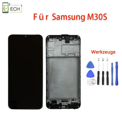 Produktbild von Für Samsung Galaxy M30S SM-M307F LCD Display mit Rahmen Touch Screen Bildschi...