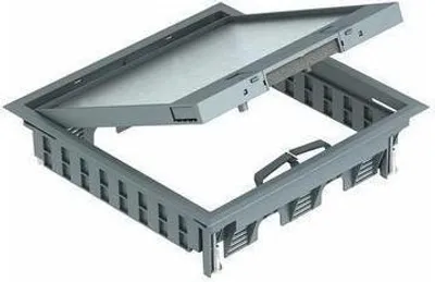 Produktbild von OBO BETTERMANN Geräteeinsatz PC quadrat 3f gr m.Belagaussp