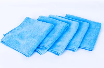 Produktbild von 5 x Premium Microfasertuch / Fenstertuch 40x40cm - Streifenfrei ohne nachwischen
