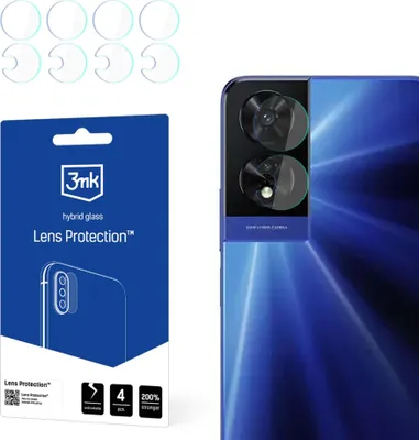 Produktbild von 3mk Hybridglas Lens Protection für TCL 505 Kamera Objektiv Kameralinse 0,16mm 6H (4 Stück)