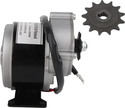 Obrázek produktu pro 24 V 250W elektromotor s redukcí a 13 převody pro jízdní kola, koloběžky a skútry