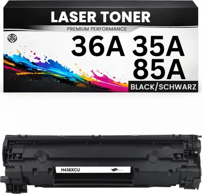 Produktbild von Toner kompatibel für HP CB436A / CB435A / CE285A / Canon 725(36A / 35A / 85A) LaserJet P1005/P1006/P1505/P1505N/P1100/1102/P1102W/P1102WHP Pro M1132/M1210/M1130/M1212NF/M1217NFW/M1120/M1120