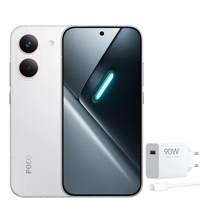 Produktbild von Xiaomi Poco X8 Pro 5G Smartphone 8GB/512GB Weiß Dual-SIM (mit 90W Ladeadapter)