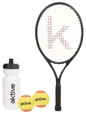 Produktbild von Aktive Set Tennisschläger Schwarz Schwarz One Size
