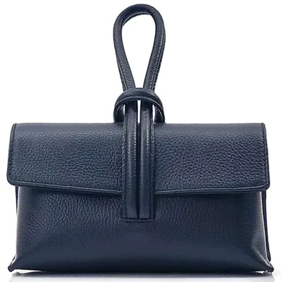 Produktbild von Florence Clutch Echtleder Tasche dunkelblau OTF834B