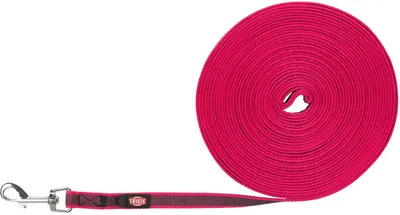 Produktbild von TRIXIE Schleppleine, gummiert, S–M: 10 m / 15 mm, fuchsia