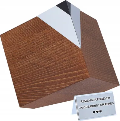 Zdjęcie produktu dla Drewniana Urna Kremacyjna Na Ludzkie Prochy Nowoczesna Urna Personalizowana