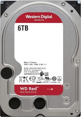 Immagine prodotto di Wd Red Nasware Hard Disk Hdd 6tb 3,5" Sata 5400rpm Nas 256mb Cache Server Disco