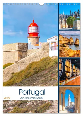 Produktbild von Portugal - ein Traumreiseziel (Wandkalender 2027 DIN A3 hoch), CALVENDO Monatskalender