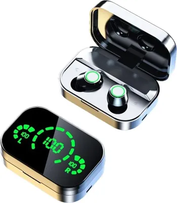 Obrázok produktu pre Bluetooth Slúchadlá YD03 s Powerbankou 1500 mAh a LCD Displejom
