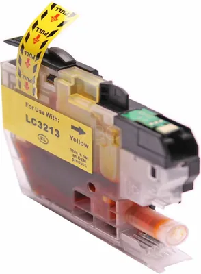 Produktbild von Kompatibel Druckerpatrone für Brother LC3213 Gelb von ABC