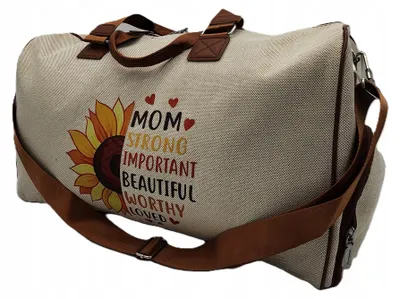 Obrázok produktu pre Štýlová víkendová cestovná taška MOM - Slnečnica 50x30x25