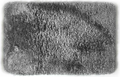 Produktbild von Spirella Badteppich - Hochflor - grau - 40 x 60 cm