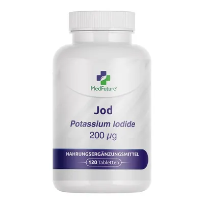 Produktbild von Jod Tabletten 200 µg - 120 Tabletten - Jod trägt zur normalen Schilddrüse und Nervenfunktion bei (EFSA)