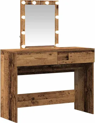 Obrázok produktu pre vidaXL Toaletný stolík z regenerovaného dreva 100 x 40 x 130 cm materiál na báze dreva