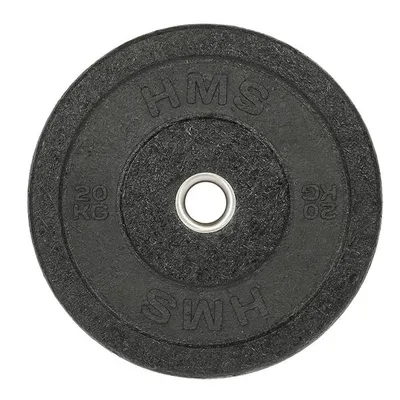 Produktbild von Chtbr20 Schwarz Olympische Hantelscheibe Bumper 20 Kg Hms
