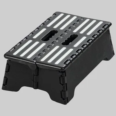Produktbild von Famanu Klappbare Tritthocker mit Antirutsch-Griff - Leichte Fußbank für Küche, Bad und Zuhause - Tragkraft 136 kg
