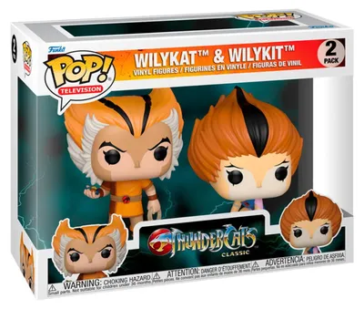 Image de Figurki Pop! Vinyl Thundercats 2-pak Wilykat i Wilykit 9 cm od Funko