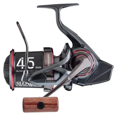 Immagine prodotto di DAIWA Tournament Basia 45 SCW QD, ambidestro, mulinello da pesca per grandi pesci, trascinamento anteriore, 10121-050