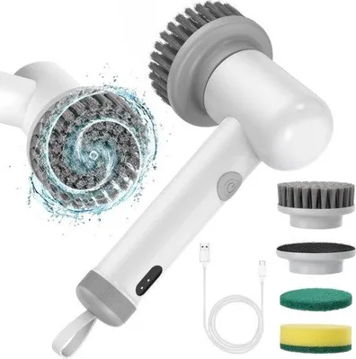 Image de Brosse de nettoyage électrique rechargeable, étanche IPX7