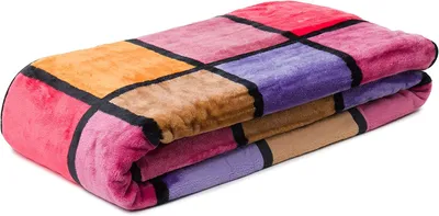Produktbild von Kuscheldecke 100% Polyester Karo-Motiv "Antigua" 150 x 200 cm - Orange/Rot/Gelb (36)