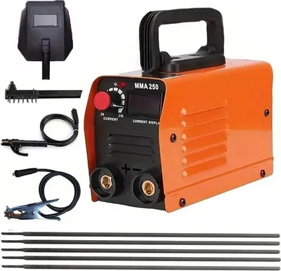 Produktbild von Tragbares MMA Inverter Schweißgerät - MMA-250 Lichtbogenschweißgerät - 250A 220V - 3,8 kW - Störungsanzeige - EU Stecker