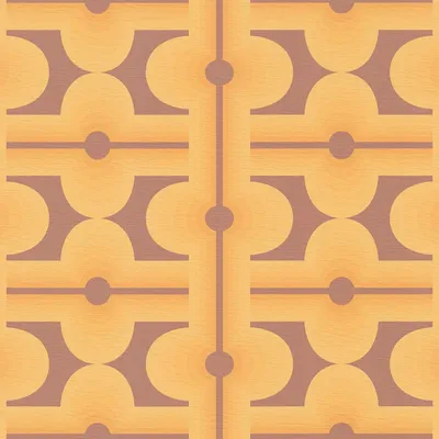 Zdjęcie produktu dla Profhome 395334-GU Tapeta retro Geometryczna pomarańczowo-brązowo-żółto-czerwono-brązowa 4,5 m2