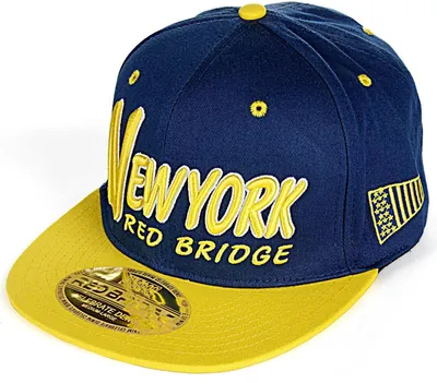 Produktbild von Red Bridge Uni New York Cap Snapback Bestickt Navy-Gelb One Size