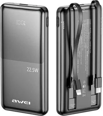 Obrázok produktu pre Awei Powerbank 10000mAh P76K 22,5W 4 charging output