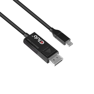 Produktbild von CLUB3D USB Type C Cable to DP 1.4 8K60Hz M/M 1.8m/5.9ft, 1,8 m, USB Typ-C, DisplayPort, Stecker, Stecker, Gerade