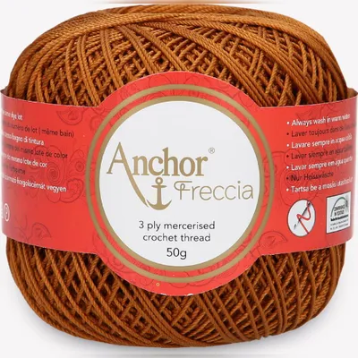 Produktbild von Anchor Freccia 6 – Feines Baumwollgarn für Häkelprojekte (Color 00309)