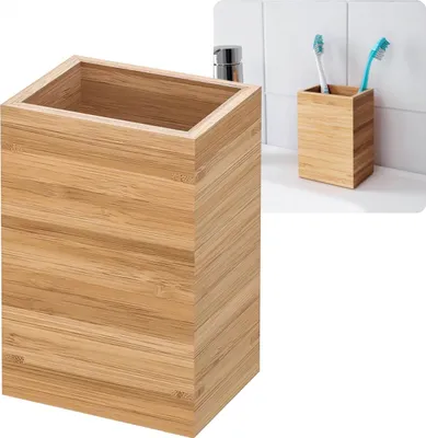Obrázek produktu pro DRAGAN Bambusový kelímek na zubní kartáček - stylový a ekologický IKEA