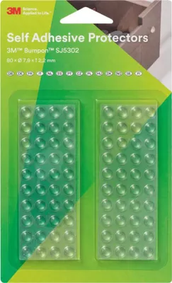 Image de Bumpon, 80 pcs tampon élastique transp. 7.9 x 2.2mm