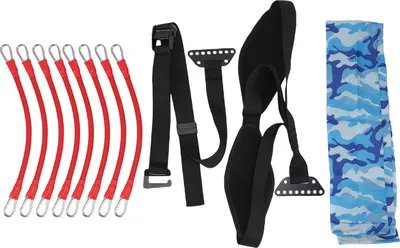 Image de Pull -Up Assistance Band Latex Système d'assistance réglable pour la musculation du menton Home Fitness -Training Noir Noir