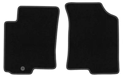 Productafbeelding van Velours voormatten voor Kia Cerato 2004-2008 (hatchback/sedan) – 2-delig, zwart, op maat – Wielganizator BASIC