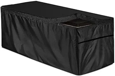 Zdjęcie produktu dla Wodoodporna i odporna na promieniowanie UV skrzynia do przechowywania na zewnątrz, tkanina Oxford 210D, wymiary: 130 x 60 x 71 cm