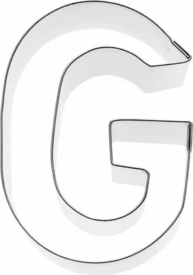 Immagine prodotto di Birkmann Ausstechform Buchstabe G, Ausstecher, Plätzchenform, Keks, Plätzchen, Edelstahl, 6 cm, 196353